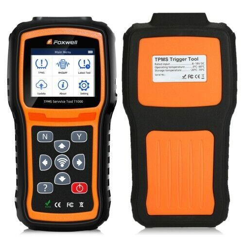FOXWELL T1000 TPMS Programming Activate Reset Tires Sensor Pressure Monitoring