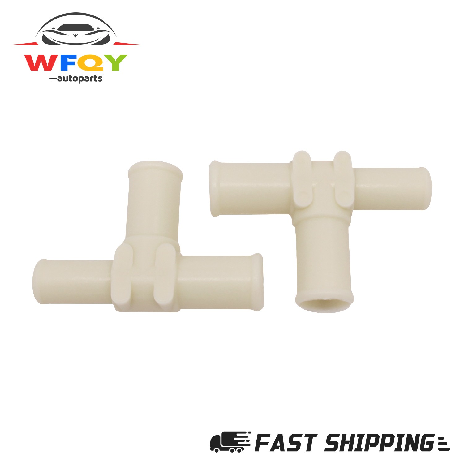 2Pcs Heater Hoses T Connector Coolant Fit for Toyota RAV4 2006 2007 2008
