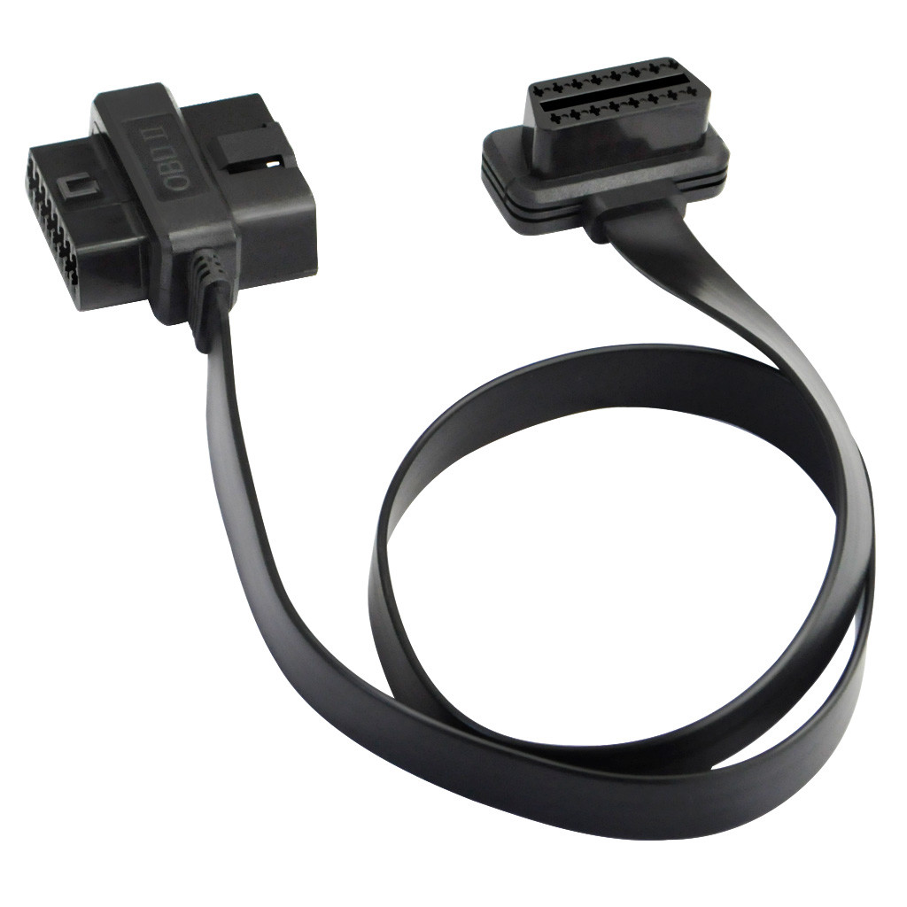 50CM 16Pin Female to Male/Female OBD2 OBDII OBD Splitter Extension Cable Adapter
