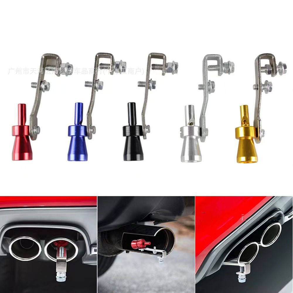 Universal Car Turbo Sound Whistle Simulator Sound Pipe Auto Exhaust Muffler Pipe