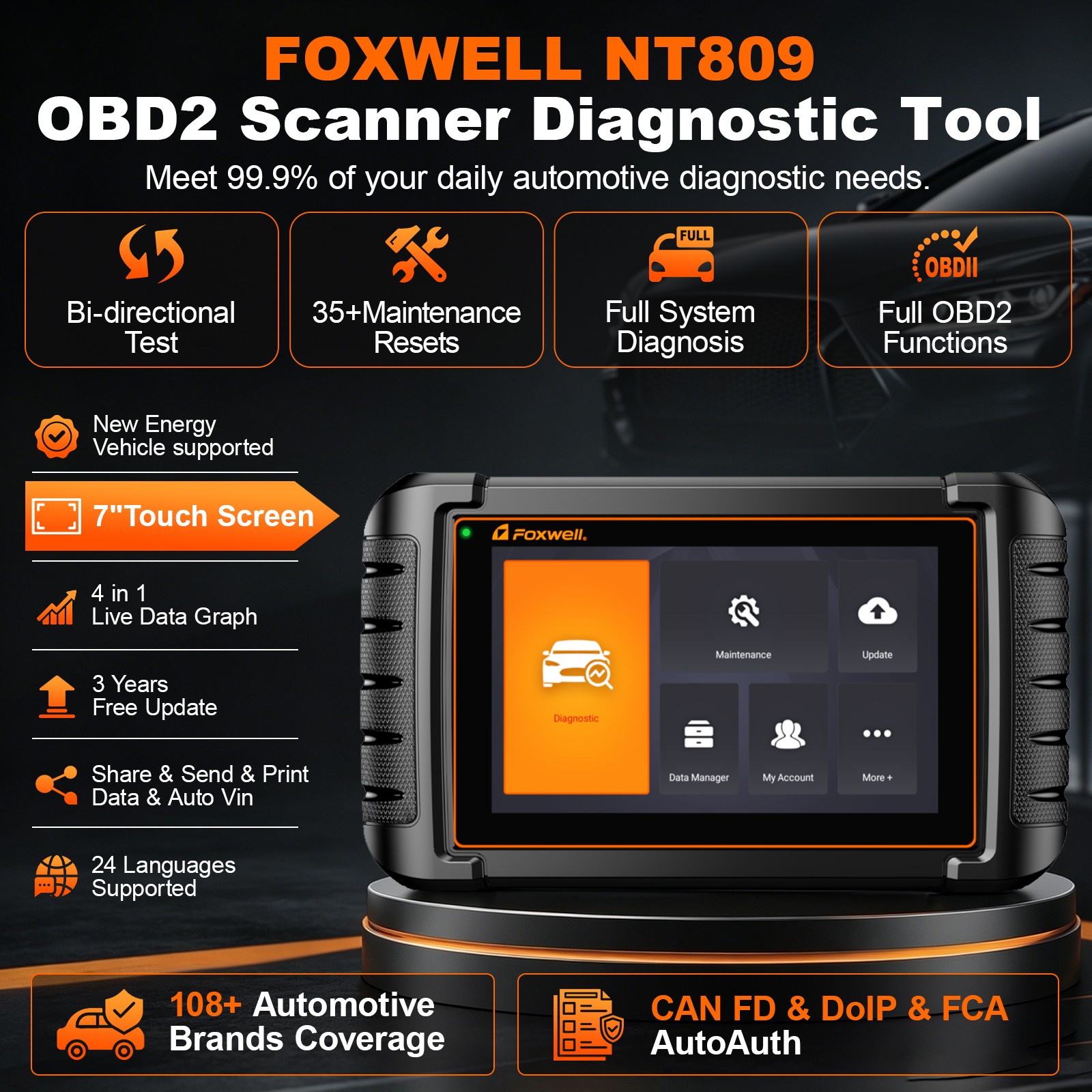 Ancel AD310 Car OBD2 Scanner Code Reader Auto Diagnostic Scan Tool Check Engine