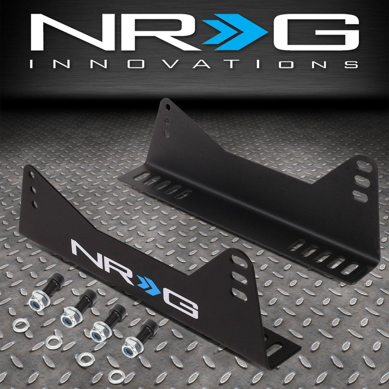 NRG INNOVATIONS RSC-100MB UNIVERSAL MILD STEEL RACING SEAT SIDE MOUNT BRACKET