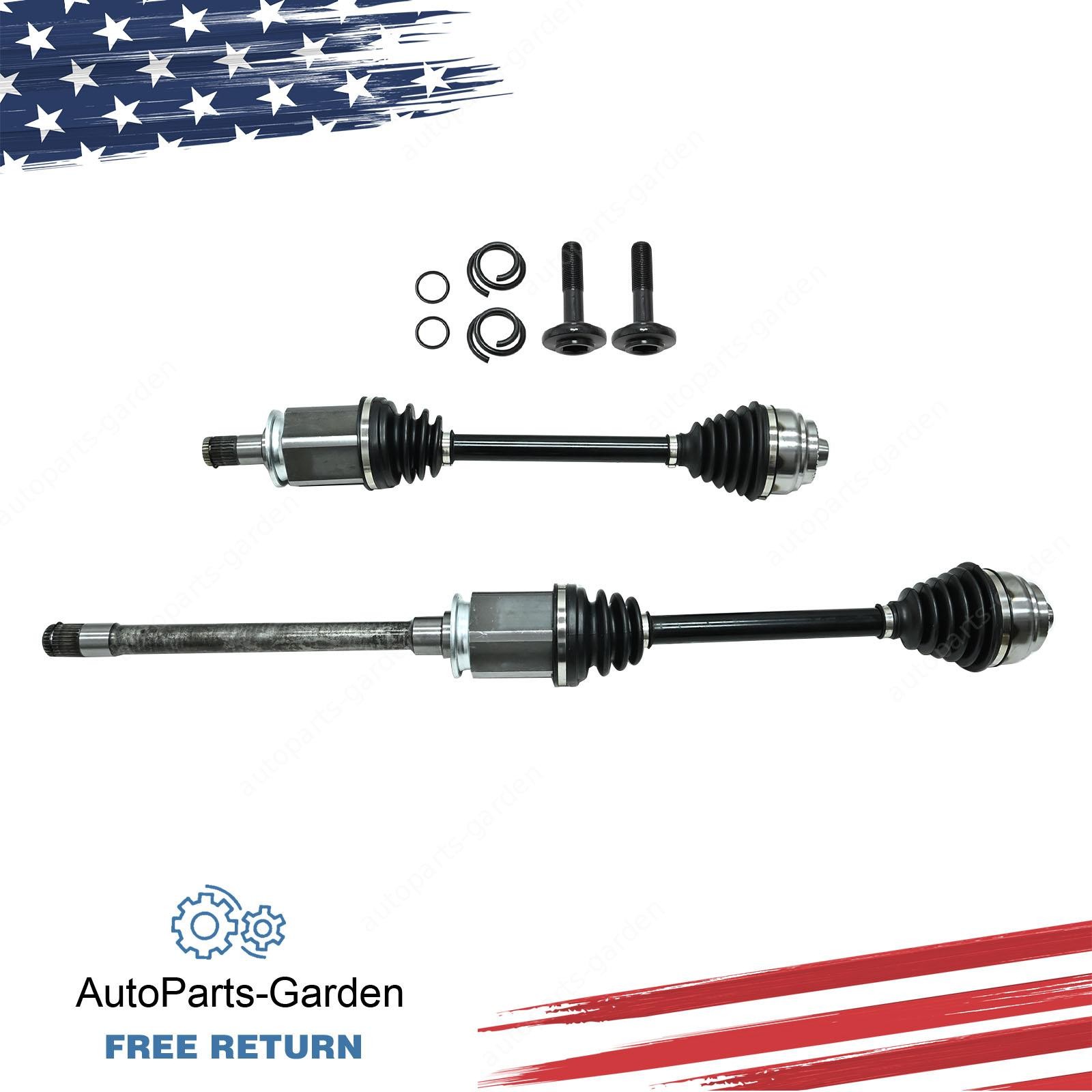 2pcs Front Left & Right CV Axle Assembly For BMW X4 F26 2015-2018 L6 3.0L