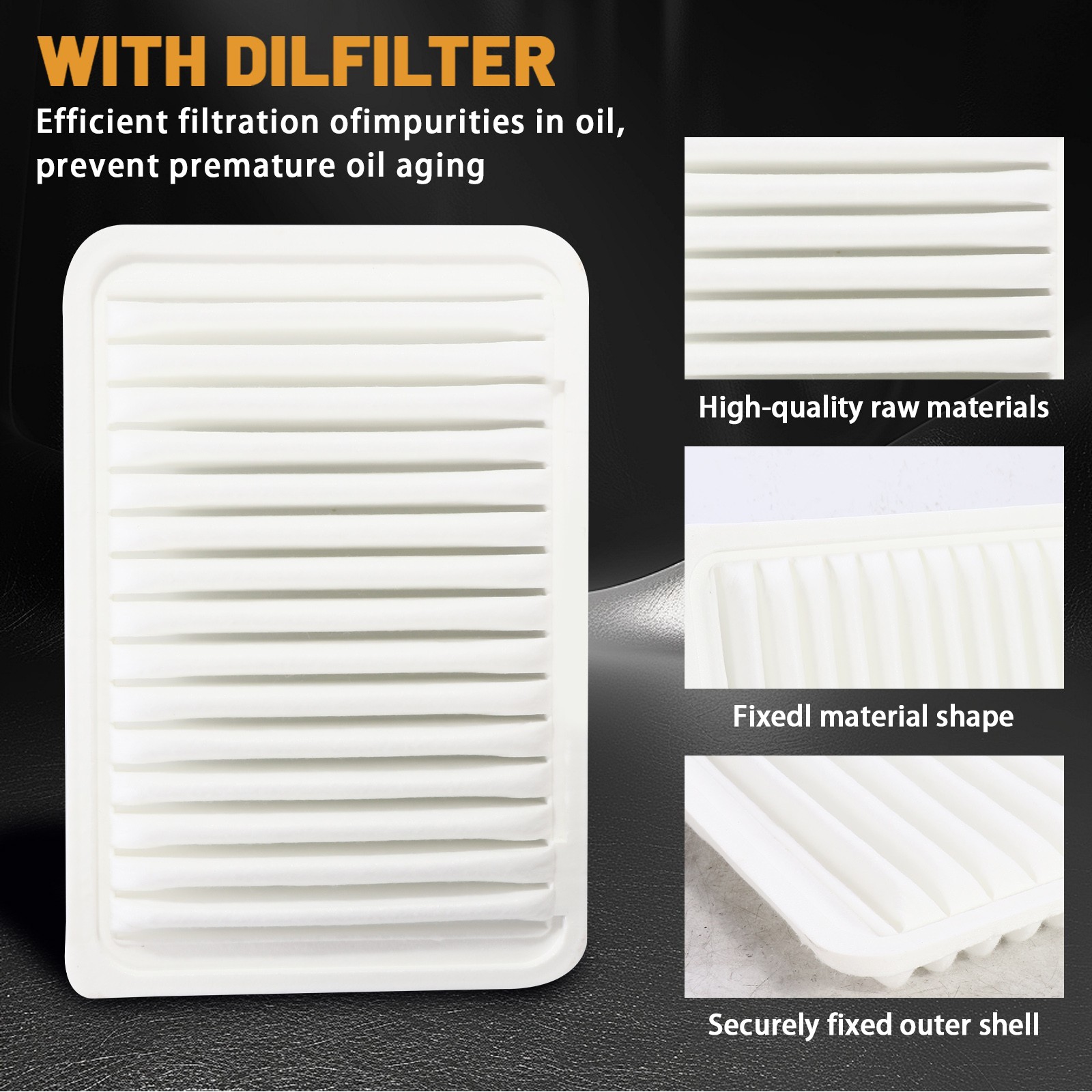 17801-0H050 Engine Air Filter For 2007-2017 Toyota Camry 2.5L Venza 1J911002