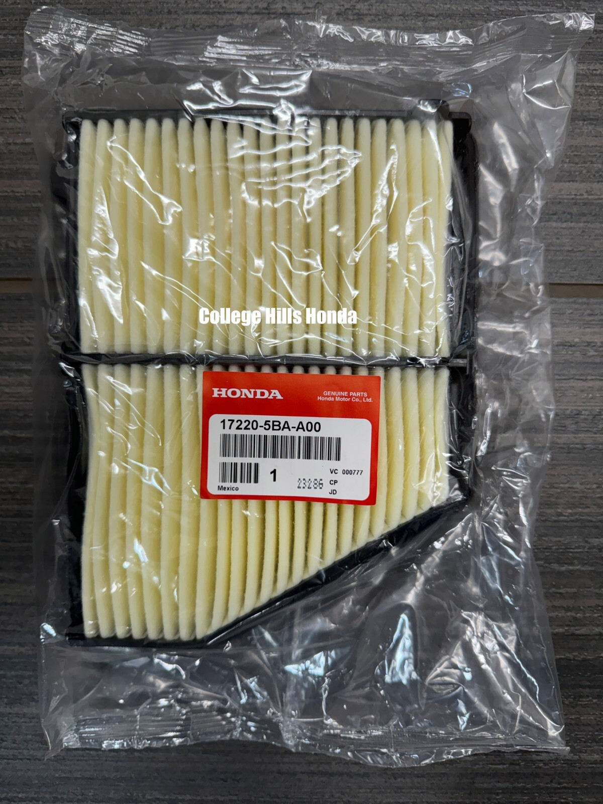 Genuine OEM Honda Engine Air Filter 17220-5BA-A00 – For Select Civic and HR-V