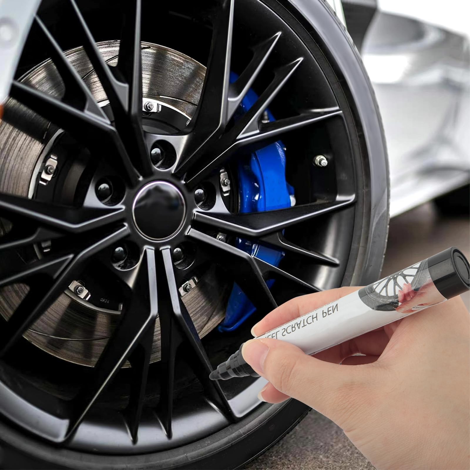 Touch Up Paint for Cars,Professional Rim Paints 1 Count (Pack of 1), Black