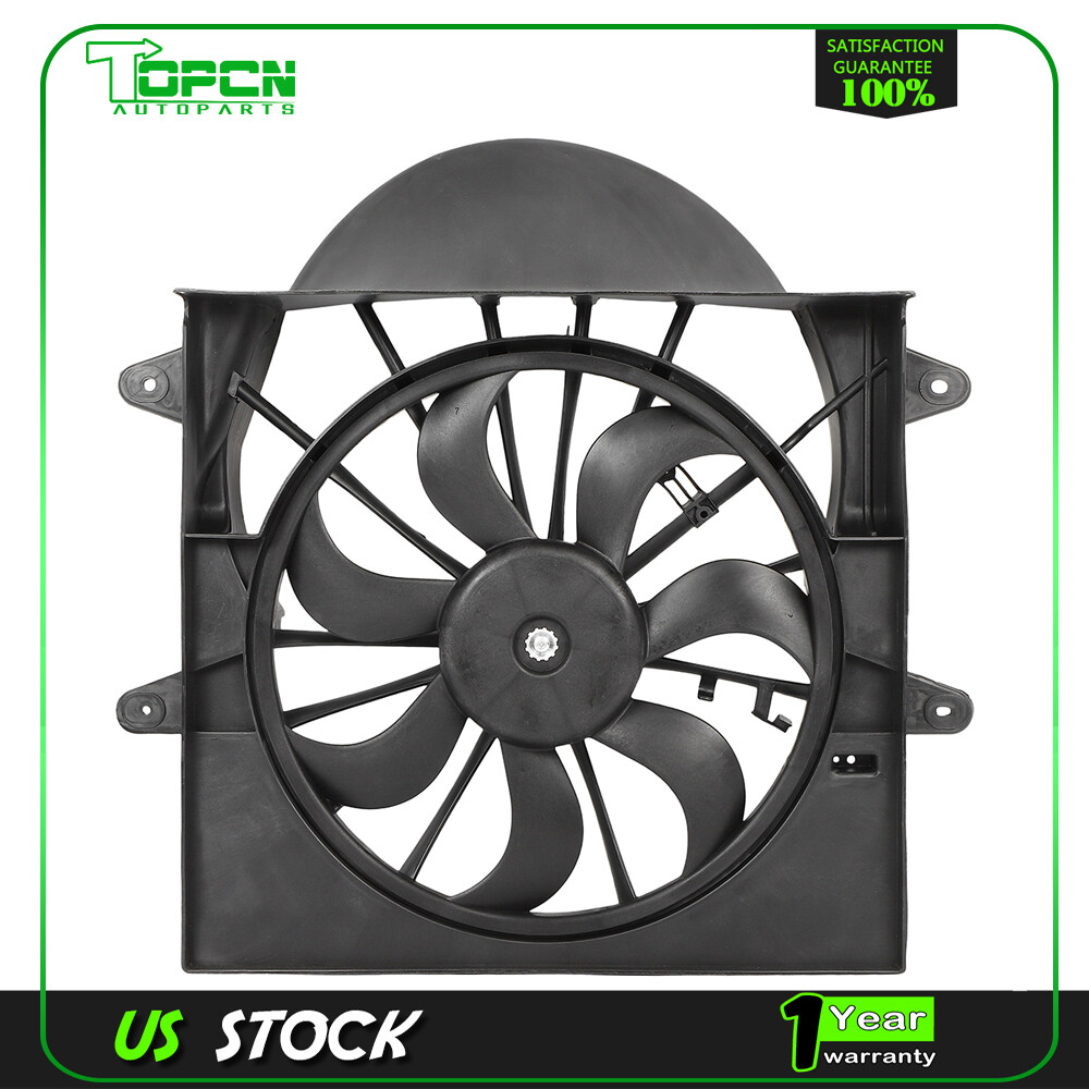 Electric Radiator Fan Assembly Fits 2005 2006 2007 2008 Jeep Grand Cherokee