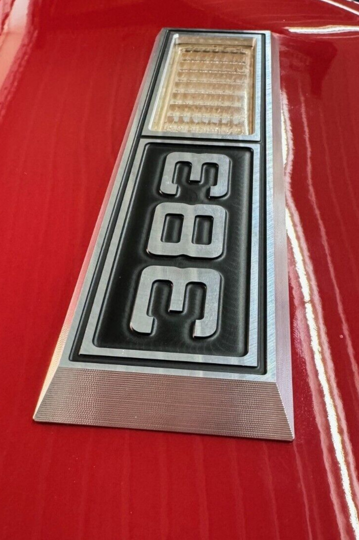 1968 Chevelle Impala Nova ‘454’ Emblem Marker Light Bezel Front Fender Billet