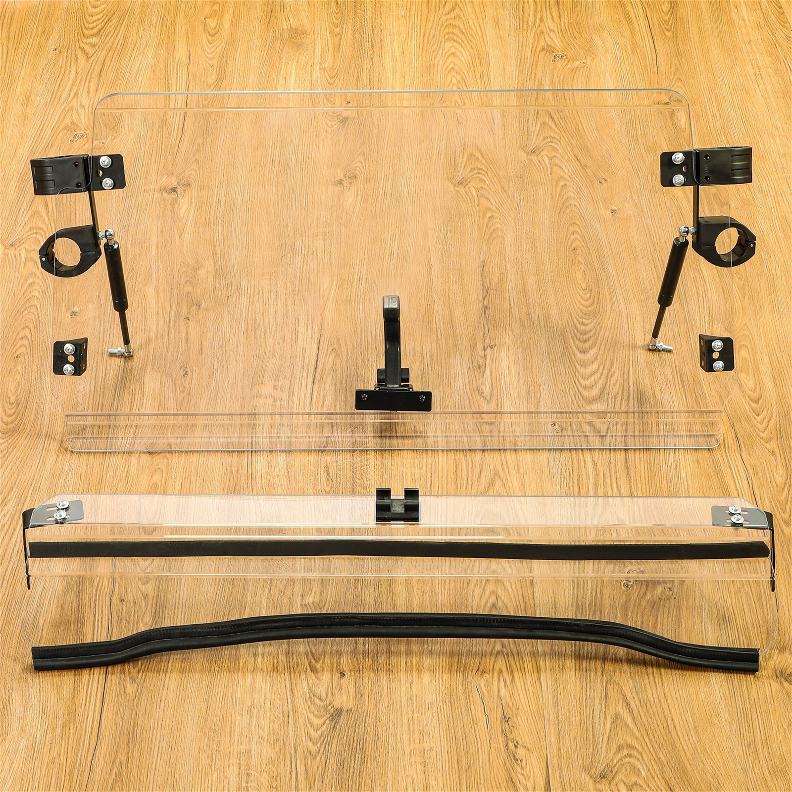 Clear Flip Front Windshield For Polaris RZR 800/S 800/4 800/ XP 900 2008-2014