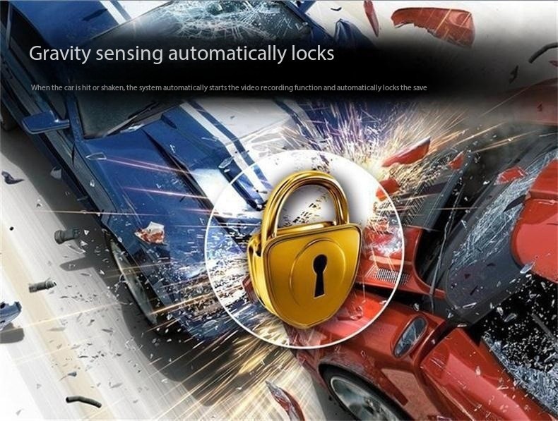 11.3in Car Dash Cam DVR 5K Dual Lens Touch Screen For Apple CarPlay Android Auto