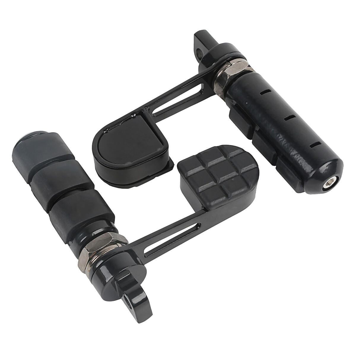 Anti Vibration Stirrup Heel Foot Rest FootPegs Fit For Harley Softail Sportster