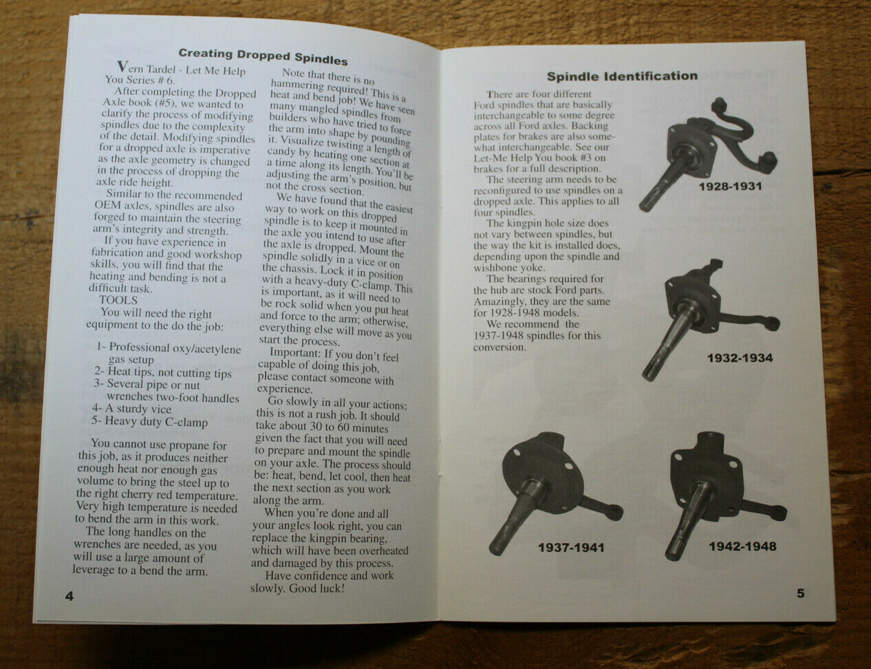 ID Guide & How To 1929-1948 FORD SPINDLE Guide Dropped Hot Rod sCtA FLAThead vtg