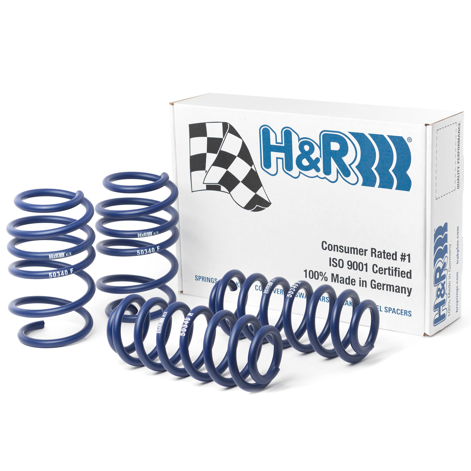 H&R 50340 Lowering Sport Front and Rear Springs Kit for 2015-20 Audi A3 Quattro