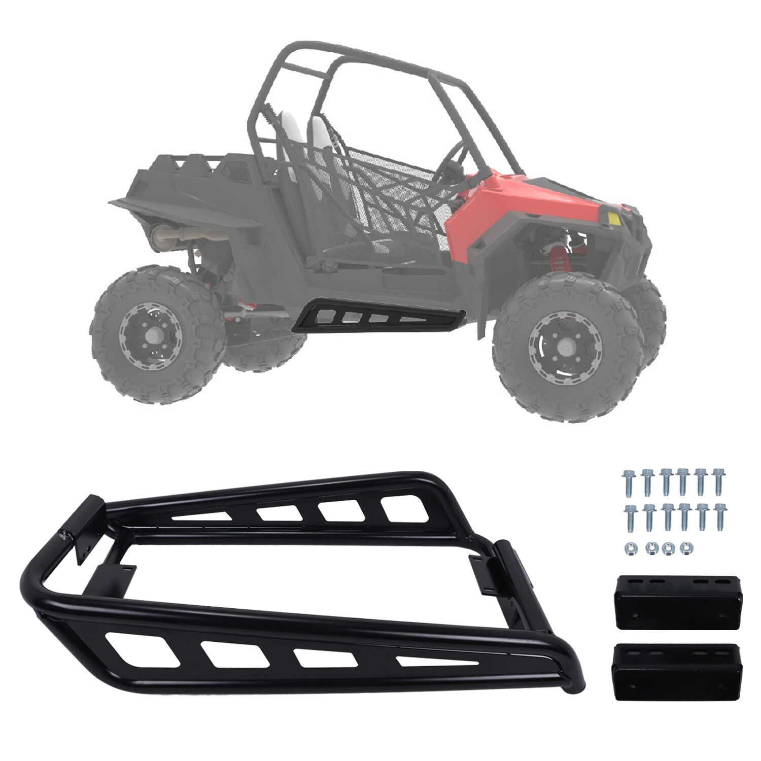 Rock Sliders Side Nerf Bars for 2008-2014 Polaris RZR 570/ RZR 800/ RZR 800 S
