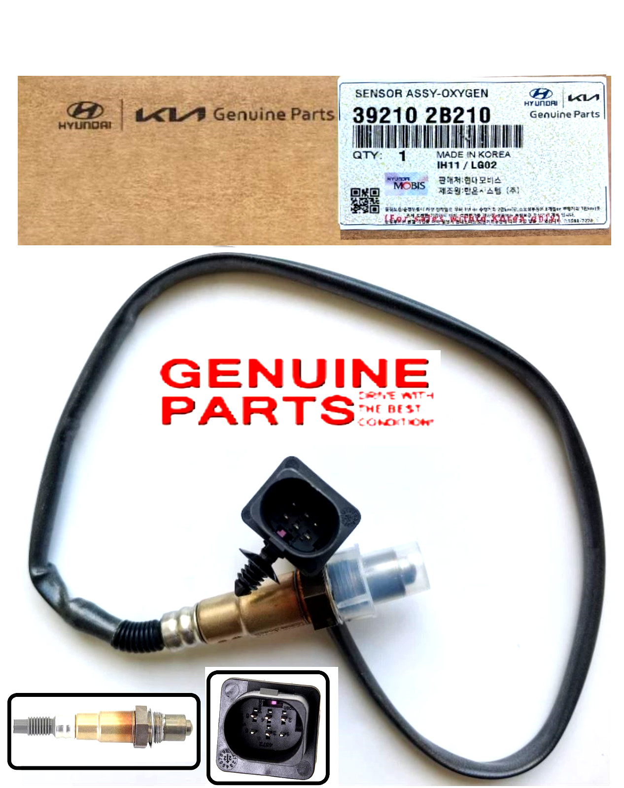 Genuine Front Upstream Oxygen O2 Sensor Hyundai Accent Kia Soul 1.6L 12-17 ⭐⭐⭐⭐⭐