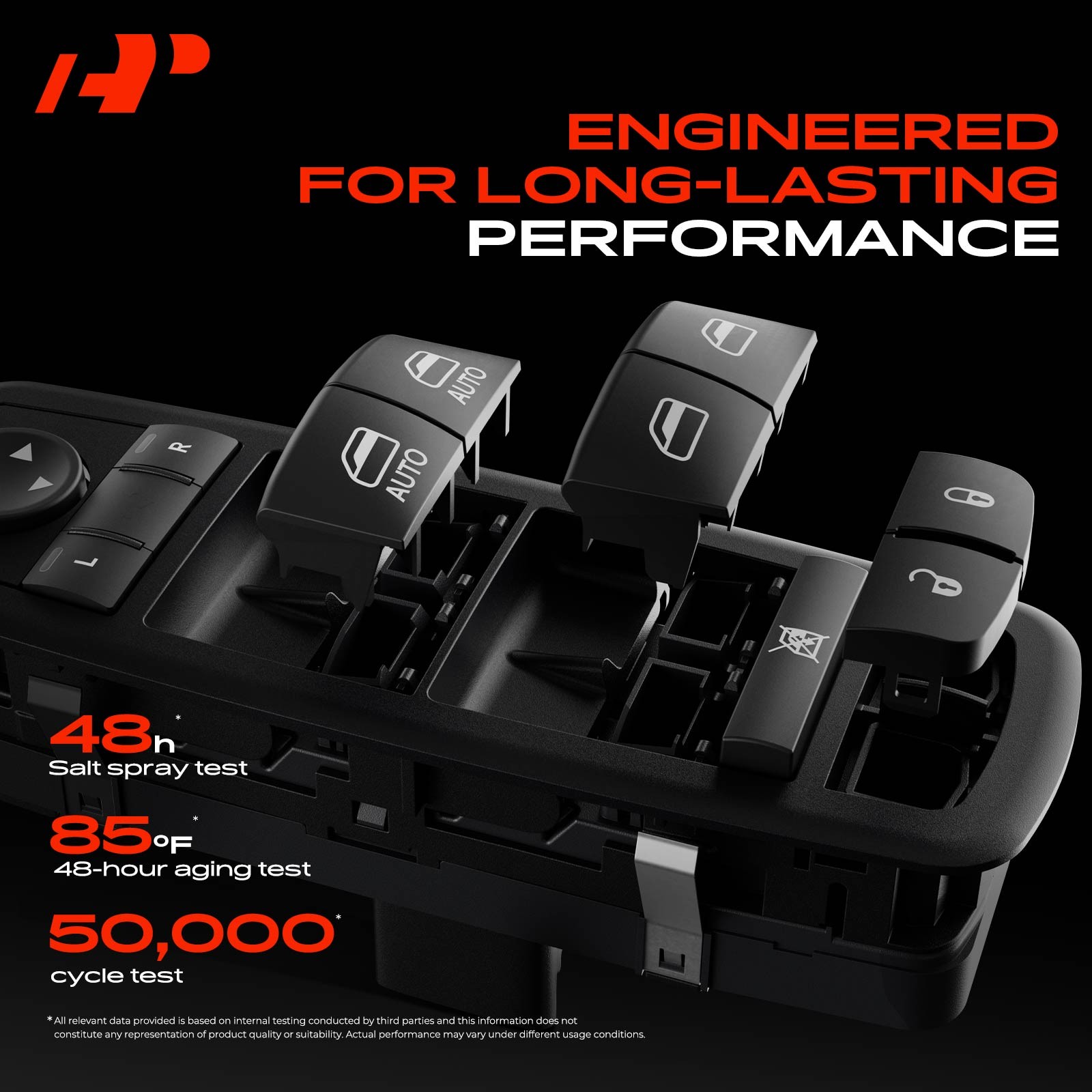 Master Main Power Window Switch Front Left for Porsche Cayenne Macan Panamera