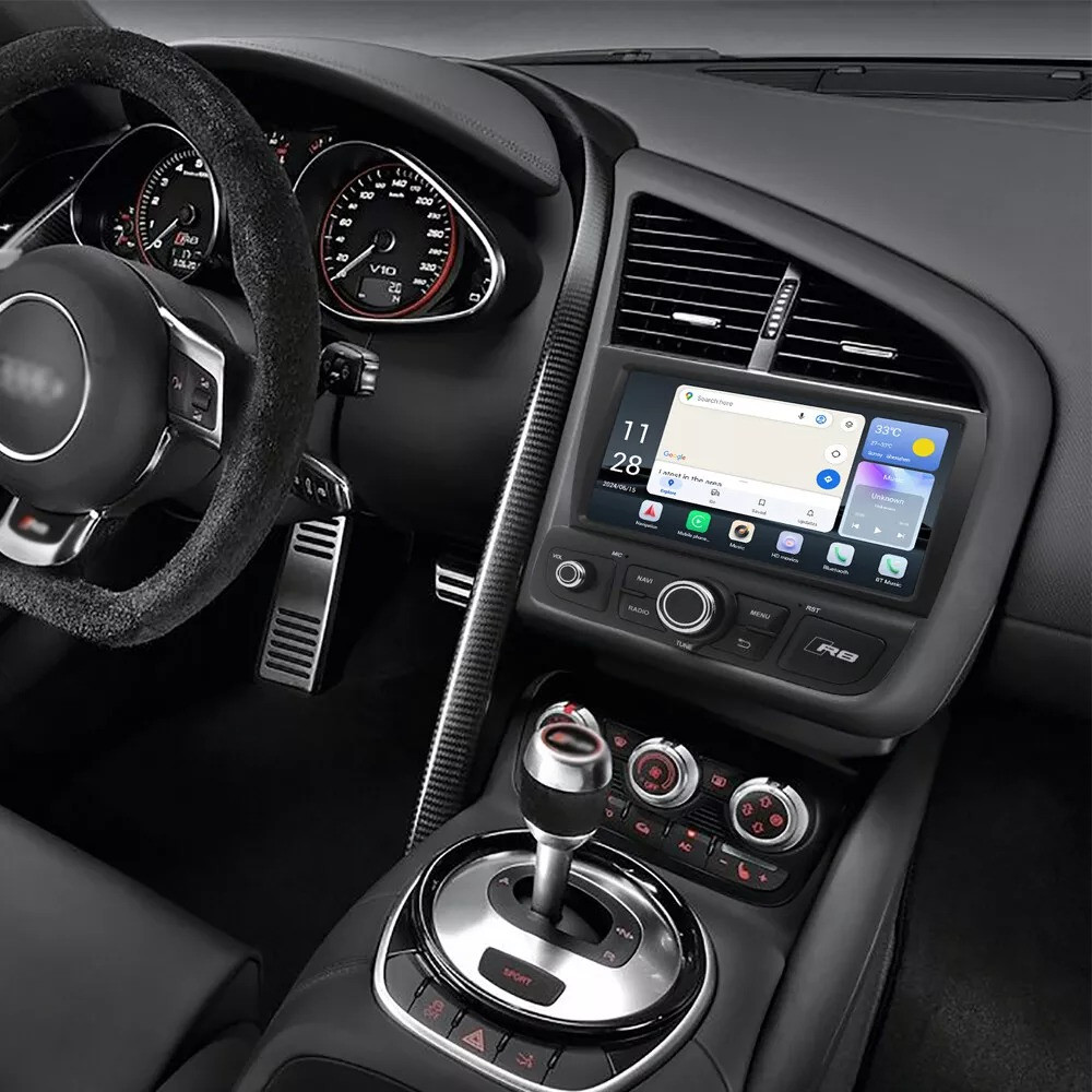 For Audi R8 V8 V10 2007-2015 Android 13.0 Car Radio 8″ Stereo Receiver GPS Navi
