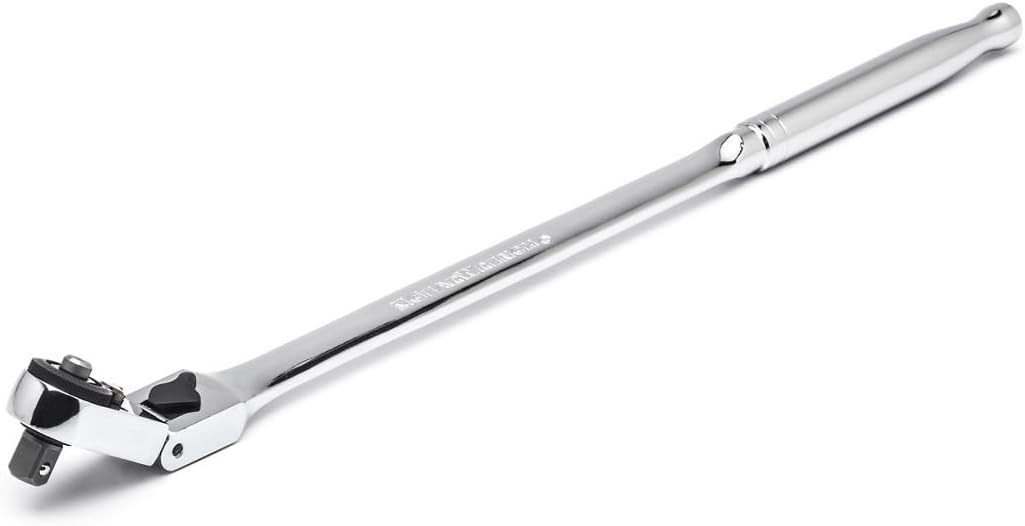 1/4″ Drive 72 Tooth Quick Release Locking Flex Slim Head Ratchet, 12″ – 81030
