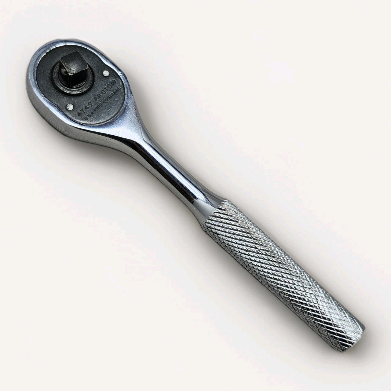 Proto Professional 4749 Pear Head Ratchet Chrome Plated 1/4″ Drive USA