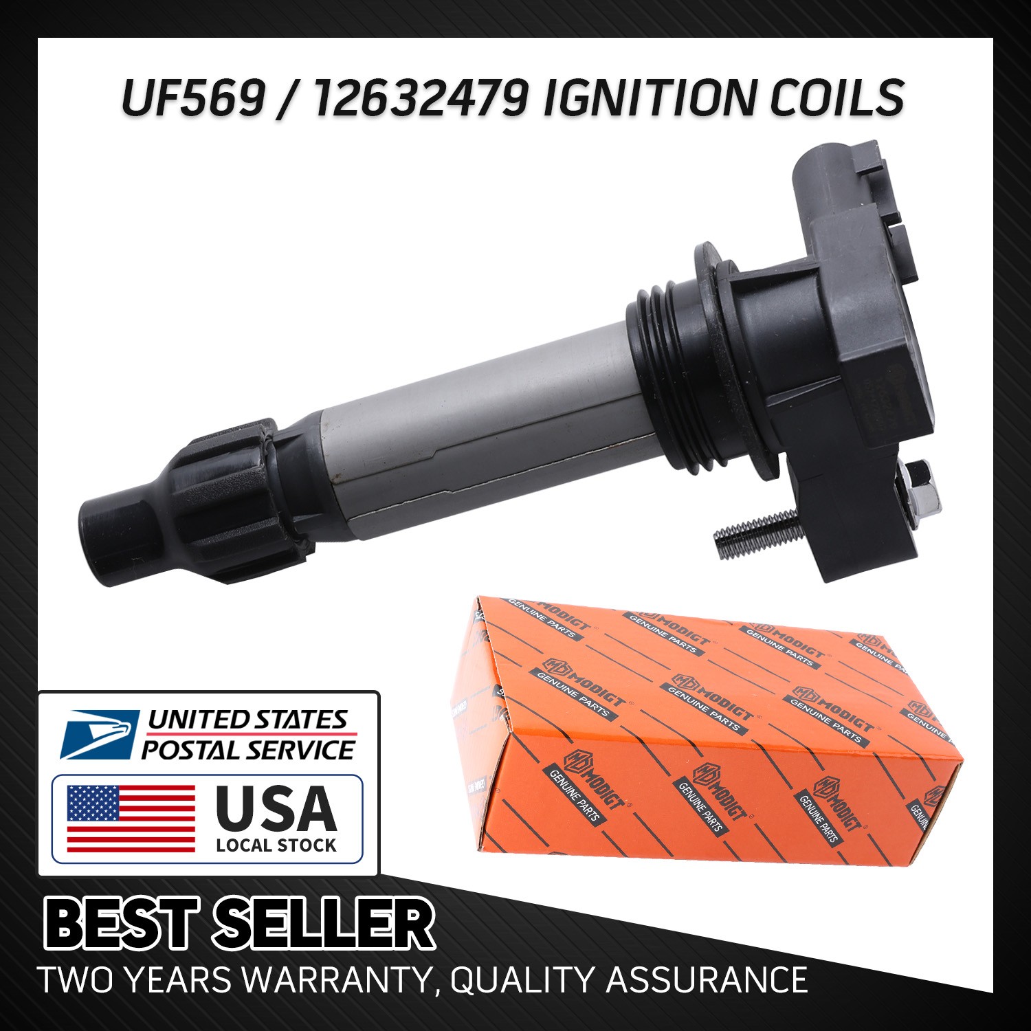 1x Brand New OEM Ignition Coil Replacement UF569 For Chevy GMC Cadillac 12632479