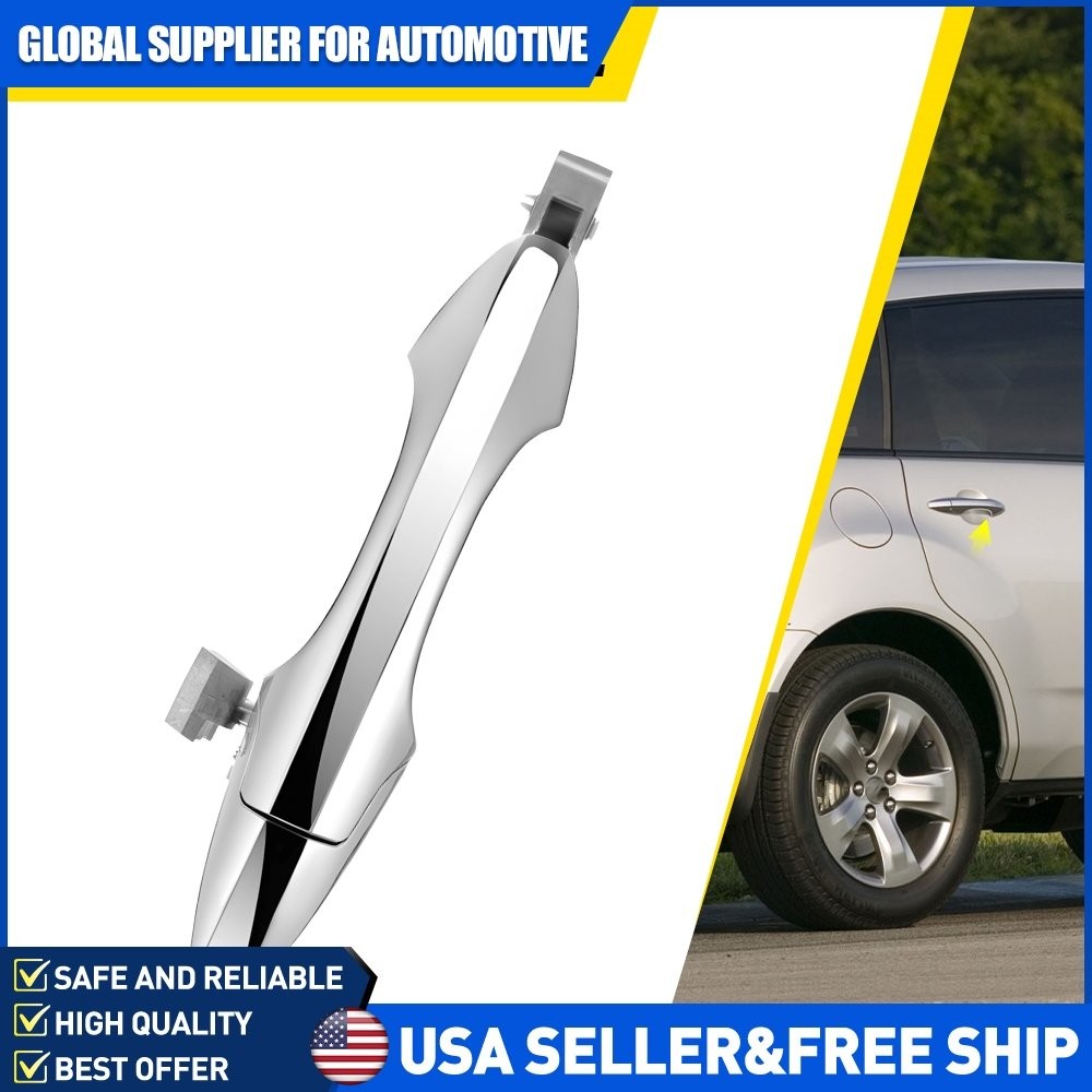 Front or Rear Right Side Exterior Door Handle For 2007-2013 Acura MDX Chrome