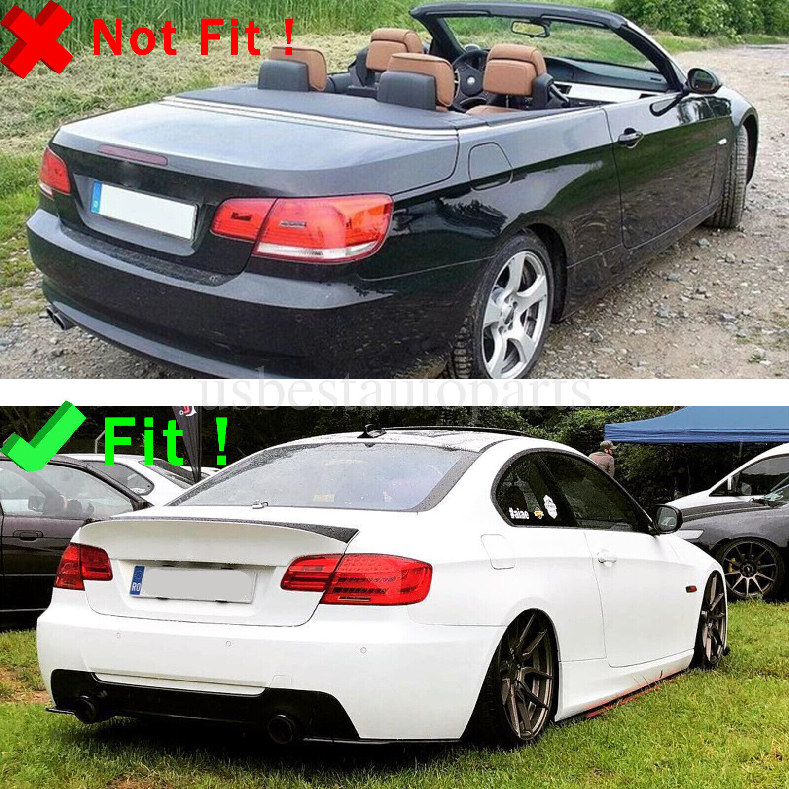 For BMW 3-Series M3 E92 Coupe LCI 2008-2013 LED Tail Lights Smoke Sequential