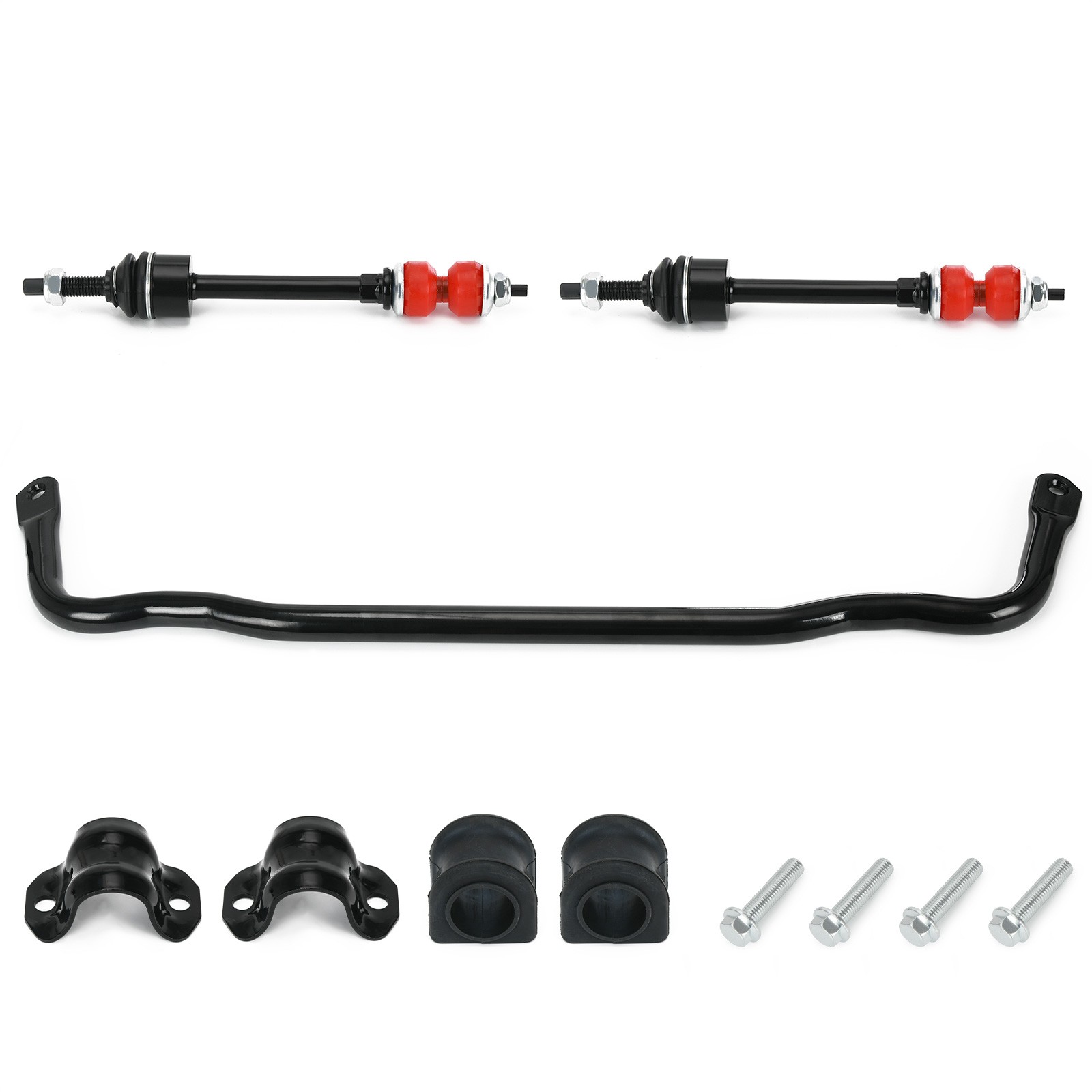 Front For 2011-2018 Ram 1500 4WD Stabilizer Sway Bar & Pair Stabilizer Bar Link