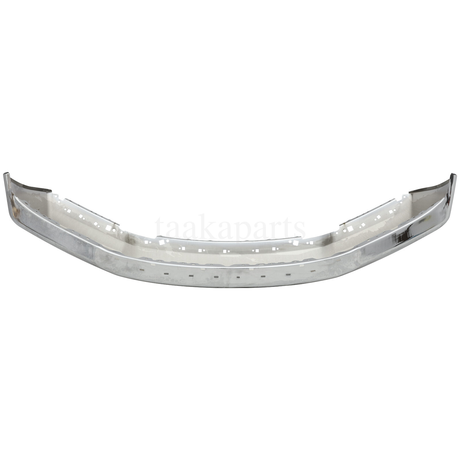 Chrome Front Bumper Face Bar For 2017-2019 Ford F250 F350 Super Duty w/ Fog Hole