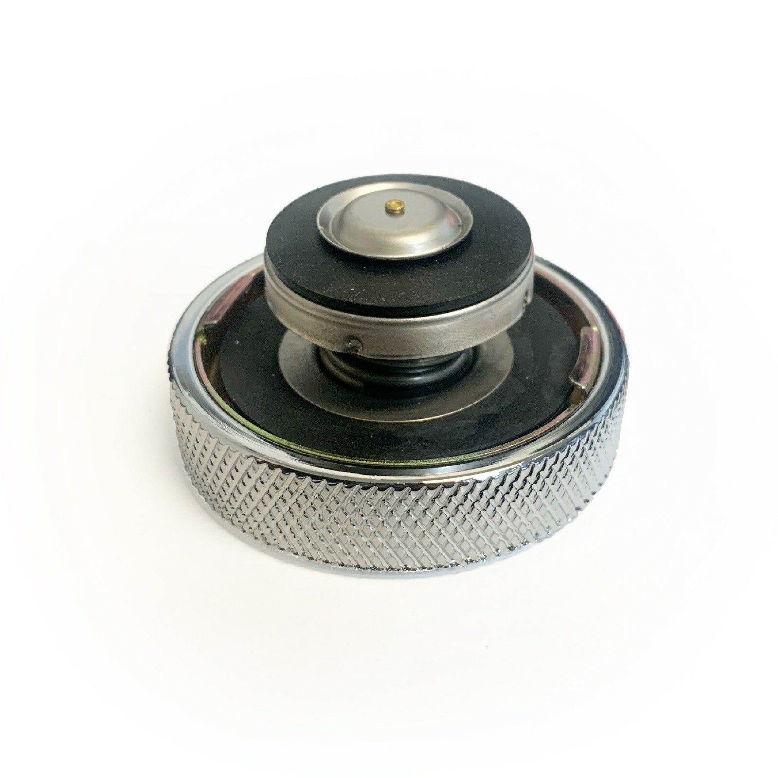 Universal Radiator Cap 16 lb. PSI Muscle Car Hot Rod Chevy Ford Chrome Aluminum
