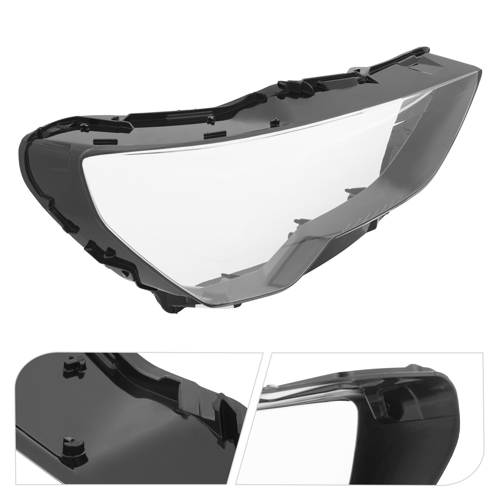 Right Headlight Covers, Headlight Lens Covers For 2019-2023 Audi Q3