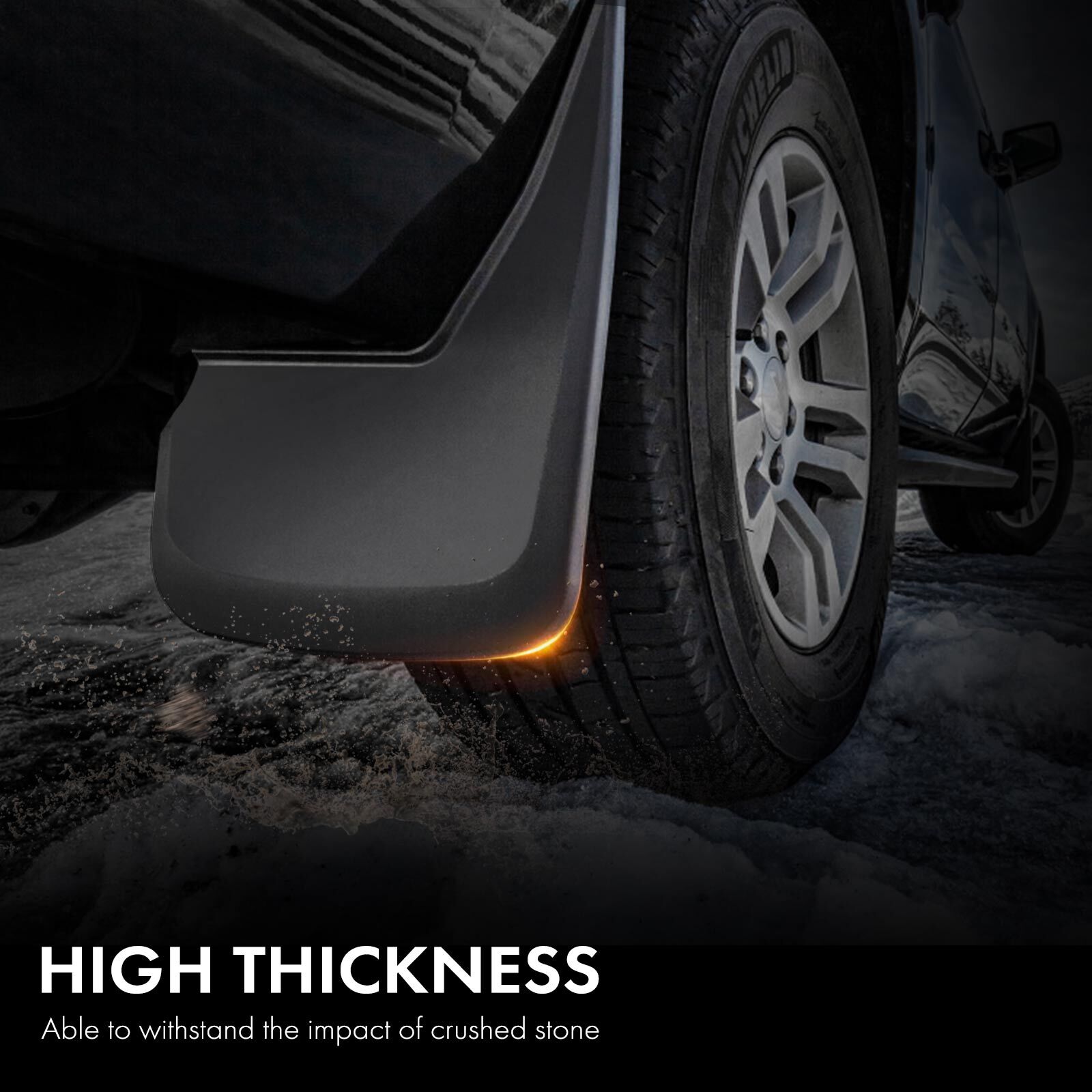 4x Front & Rear Splash Guards Mud Flaps for Nissan Frontier 2005-2022 Pickup