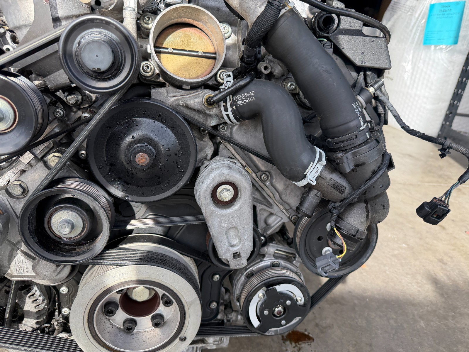 ENGINE MOTOR COMPLETE SUPERCHARGED COMPLETE 5.0 JAGUAR XJ XF XFR OEM (2010-2016)