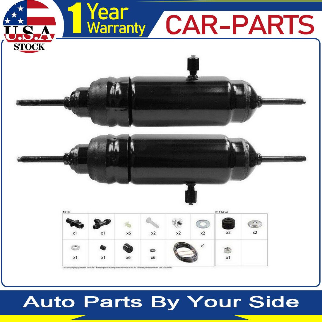 Monroe For Ford Mustang Rear Max-Air Shocks Air Shock Absorber Kit