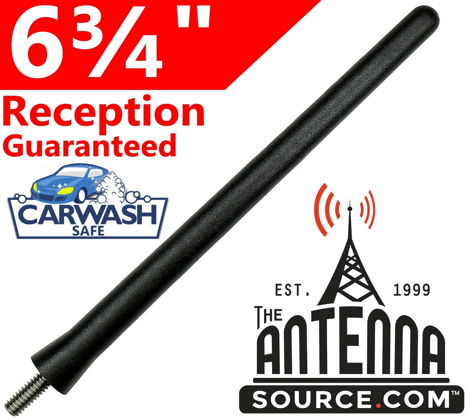 **SHORT** 6 3/4″ ANTENNA MAST – FITS: 1992-2015 Ford E-150 Econoline