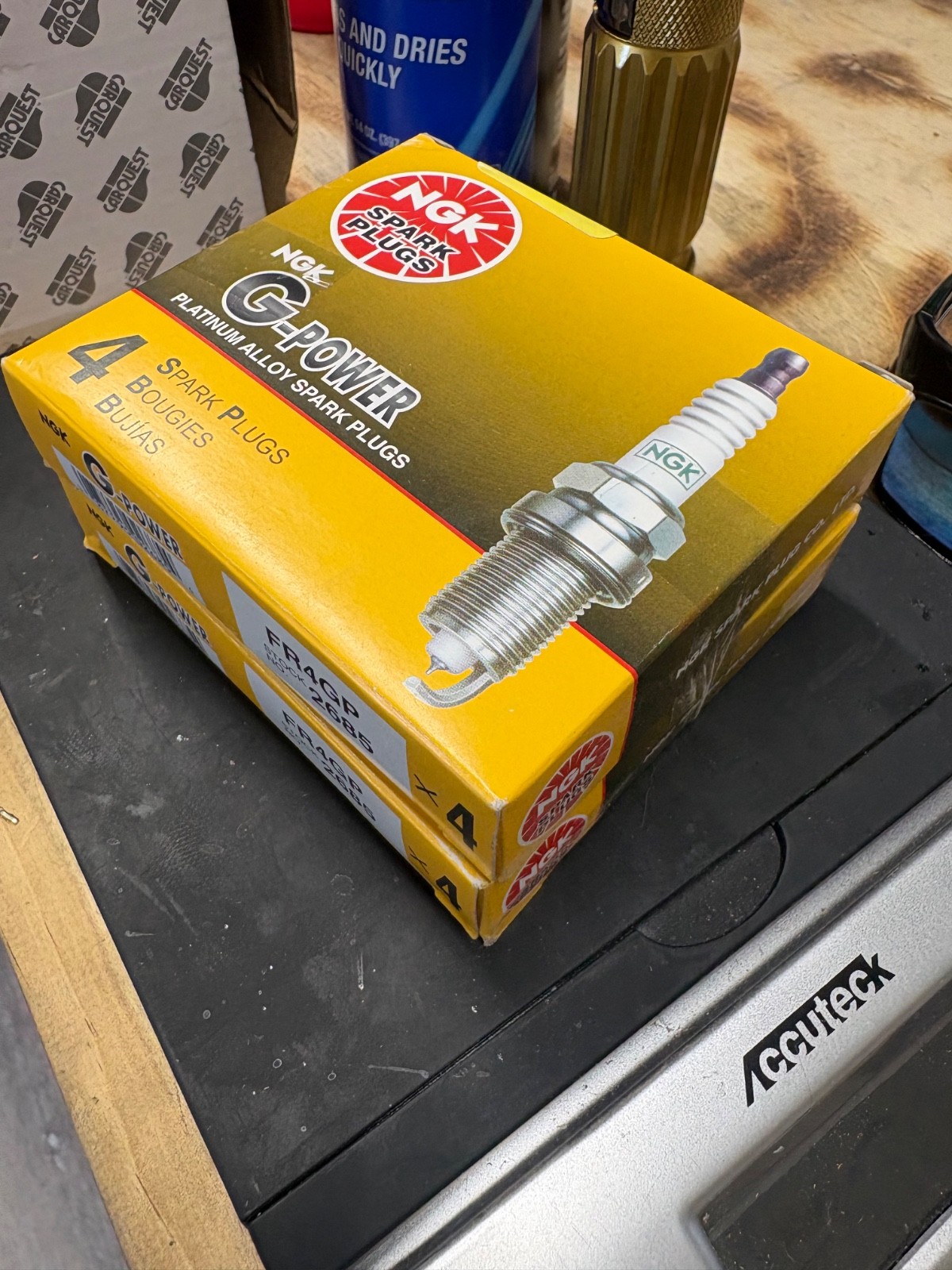 Genuine NGK 2685 FR4GP G-Power Spark Plugs Pack of 8 Plugs Bujias ?