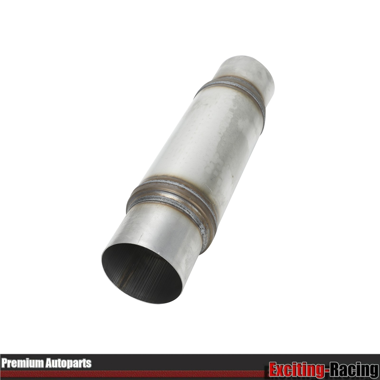 High Performance 4″ Inlet/Outlet 18″ inch Overall Muffler Exhaust Resonator