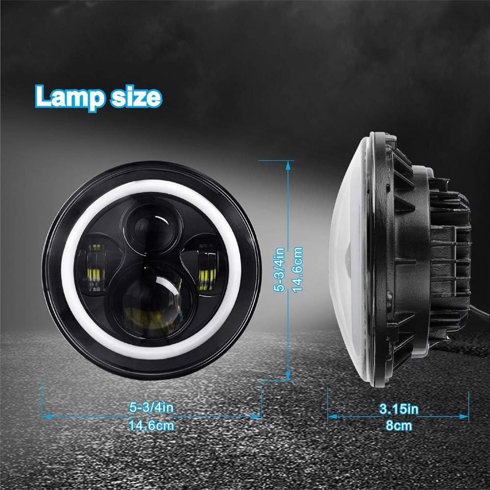 5.75″ LED Headlight Projector Fit For Harley Davidson Sportster XL 1200/883 US