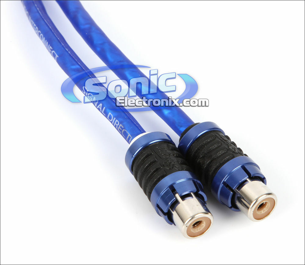 Stinger SI62YF 6000 Series 2-Channel 2 Females to 1 male RCA Y-Adapter Cable