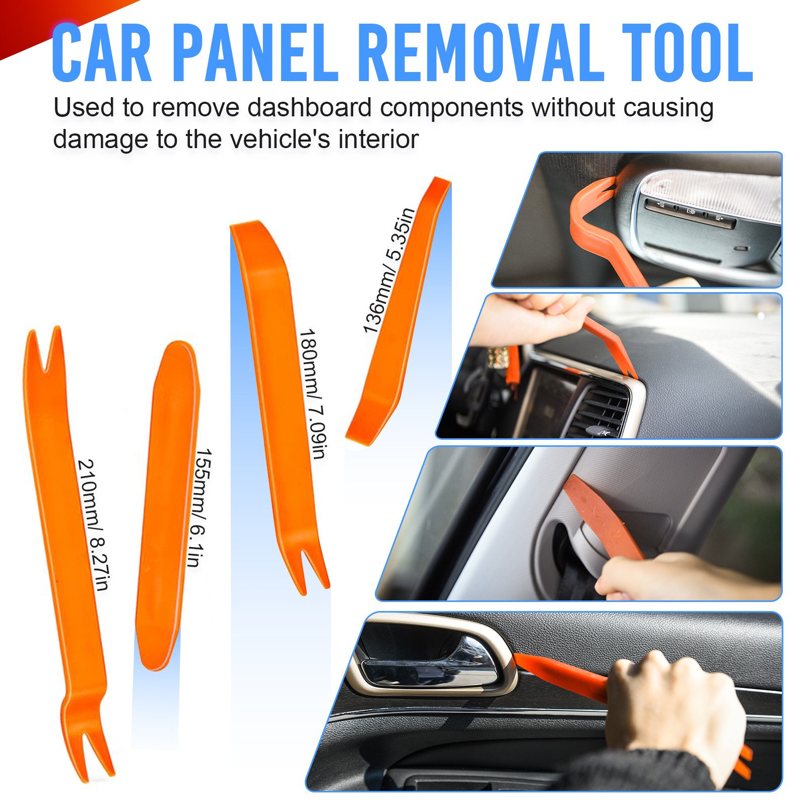 925 PCS Car Retainer Auto Fasteners Body Plastic Trim Clips Pin Rivet Bumper Kit