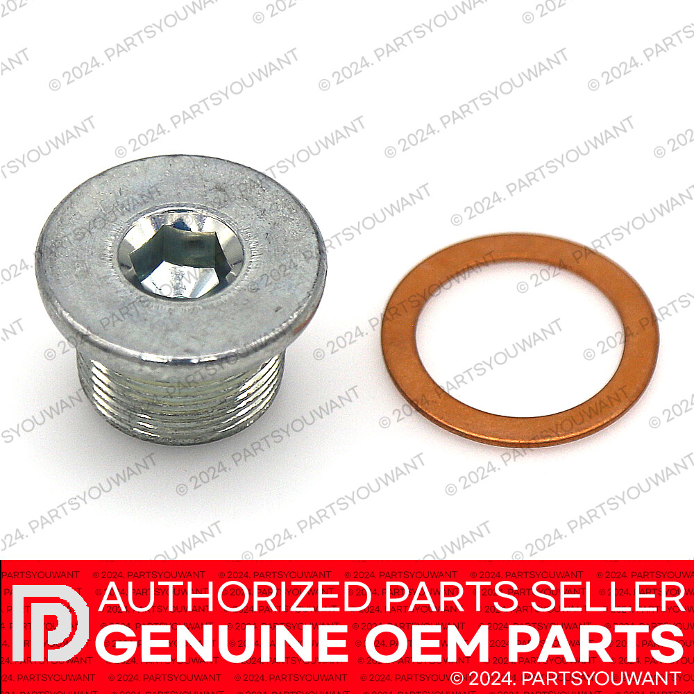 GENUINE Toyota Lexus OEM Differential Drain Plug 90341-24014 Gasket 90430-24017