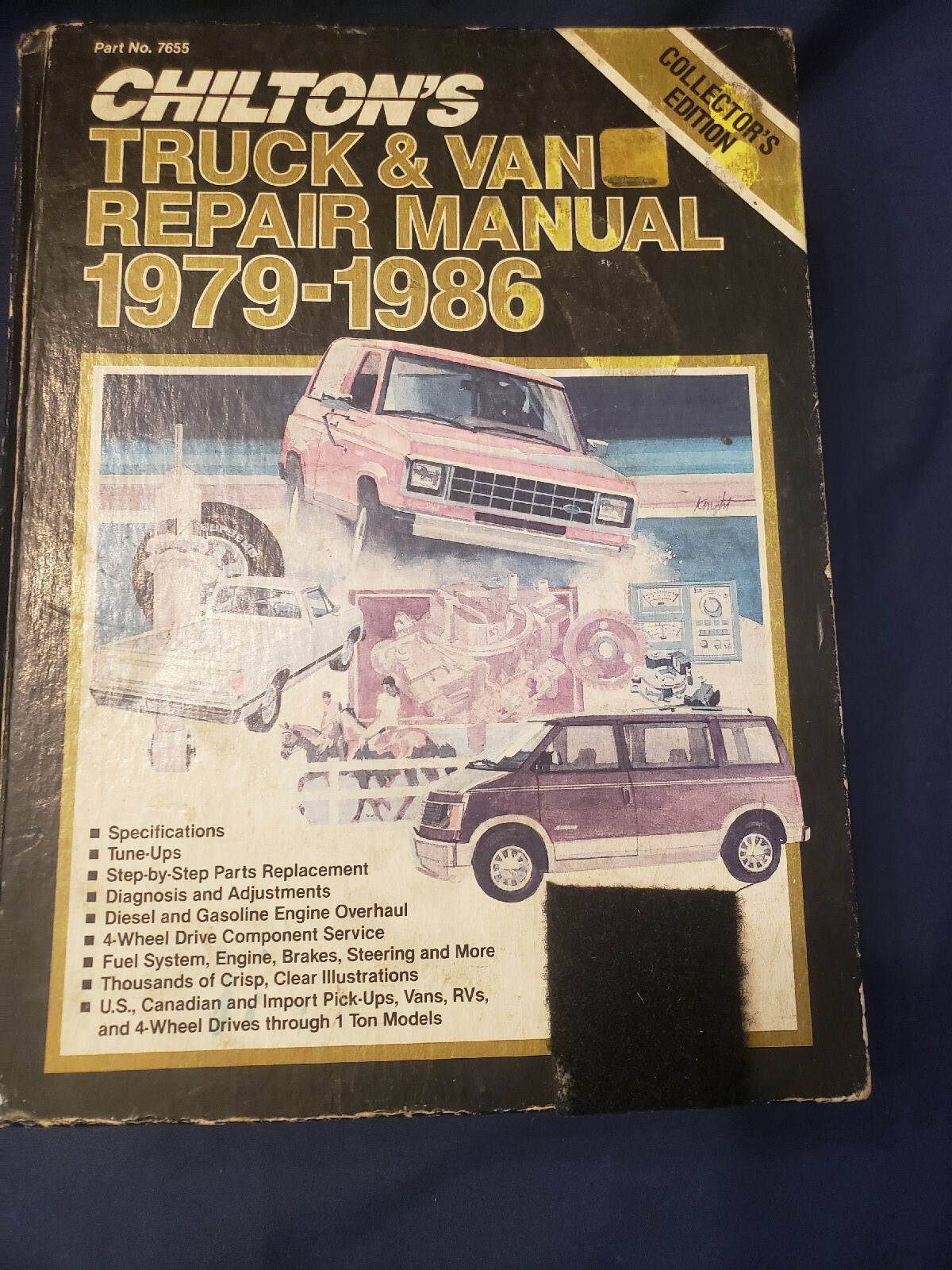 Chilton’s 7655-Truck/Van Repair Manual-1979-86, Ford Toyota Chevrolet Datsun