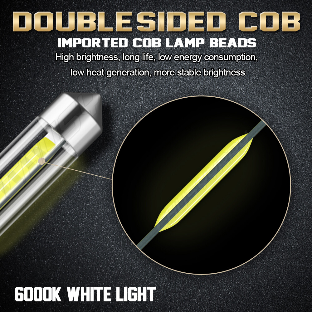 Cool White LED Dome Interior Light Lamp for Ford F 150 1999-2014 Festoon Bulbs