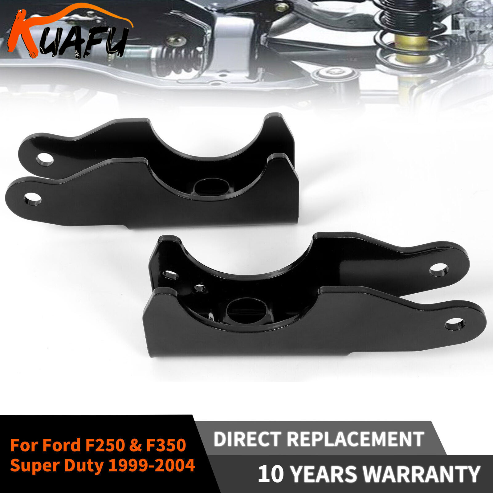 For 99-05 Ford F250 F350 Super Duty Rear Lower Shock Mounts On Axle Left&Right