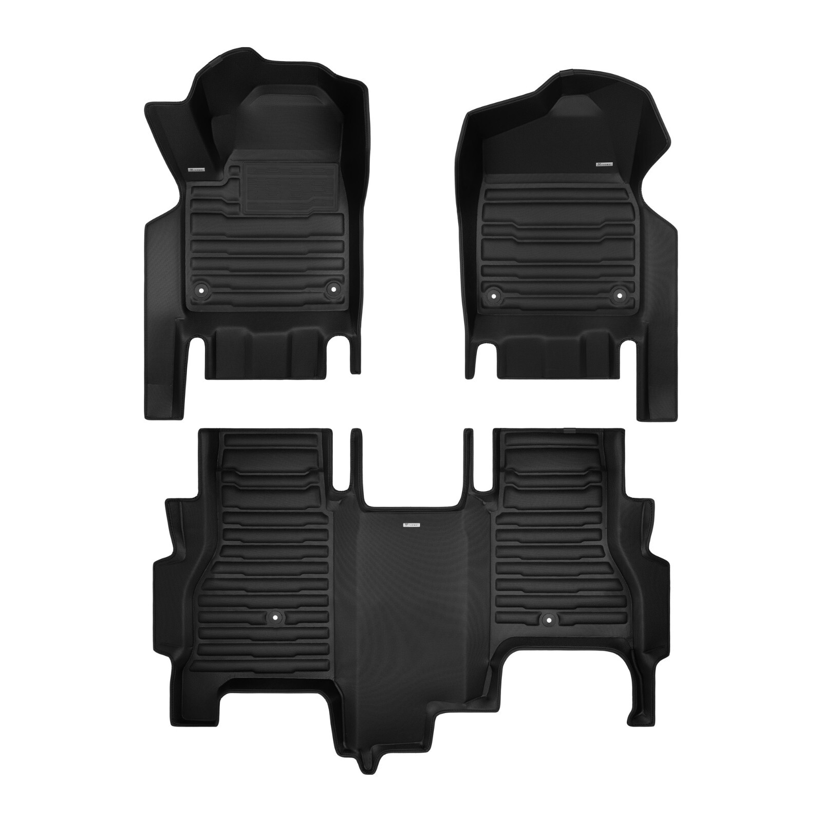 TuxMat Custom Floor Mats for GMC Hummer EV Pickup – 2023-2026 – Full Set