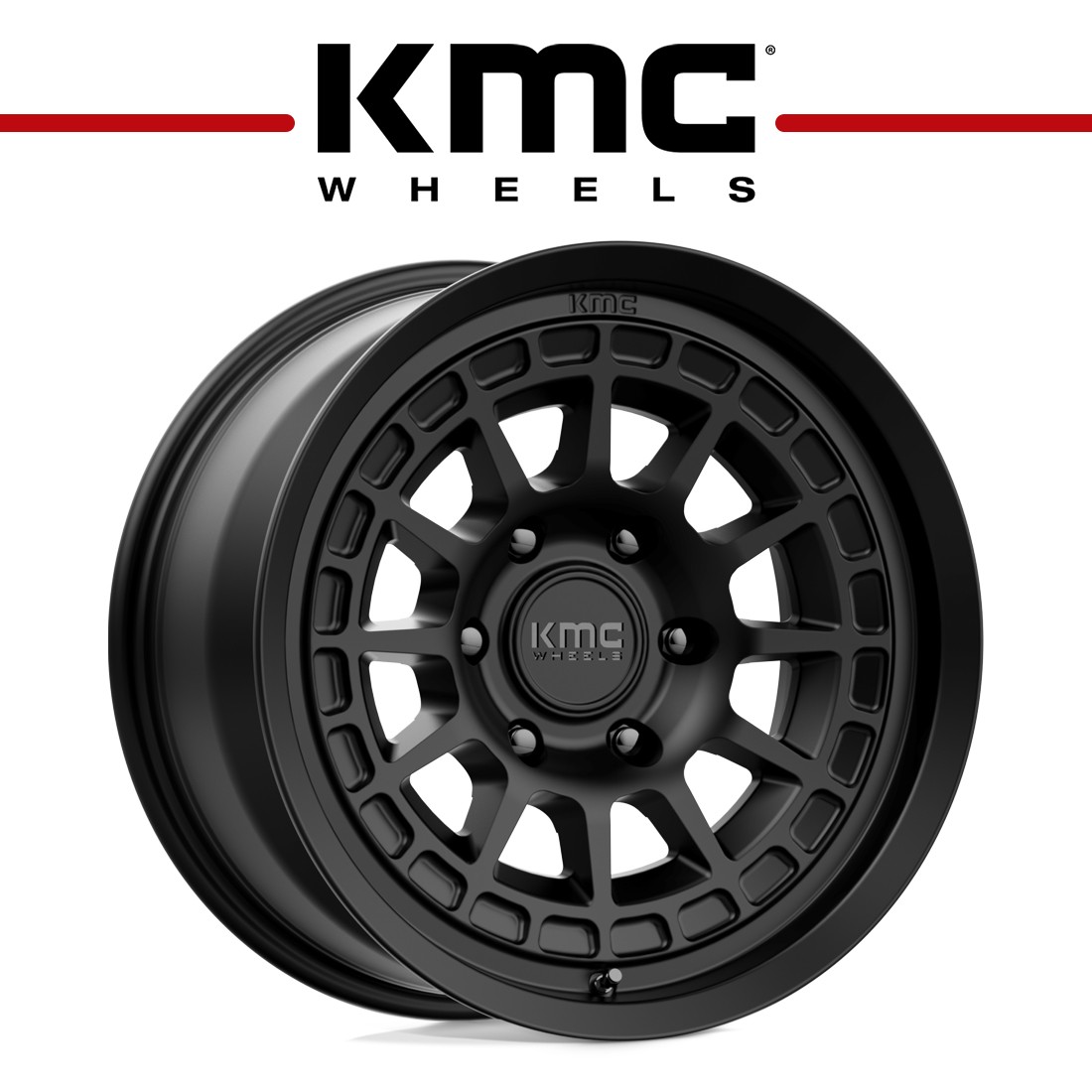 KMC Wheels Rims Canyon KM719 17×8 6×139.7 20mm Satin Black