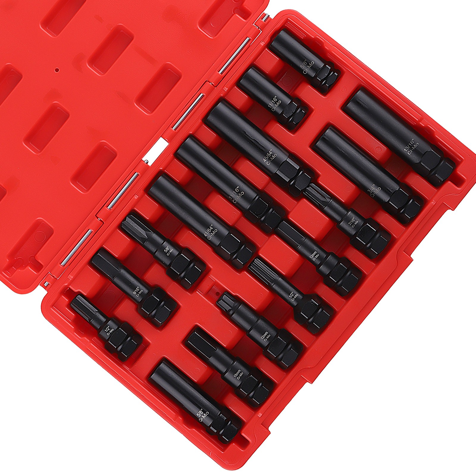 Lug-Nut Key Set Wheel-Lock Removal Tool Kit for Aftermarket Wheel Tire Keys