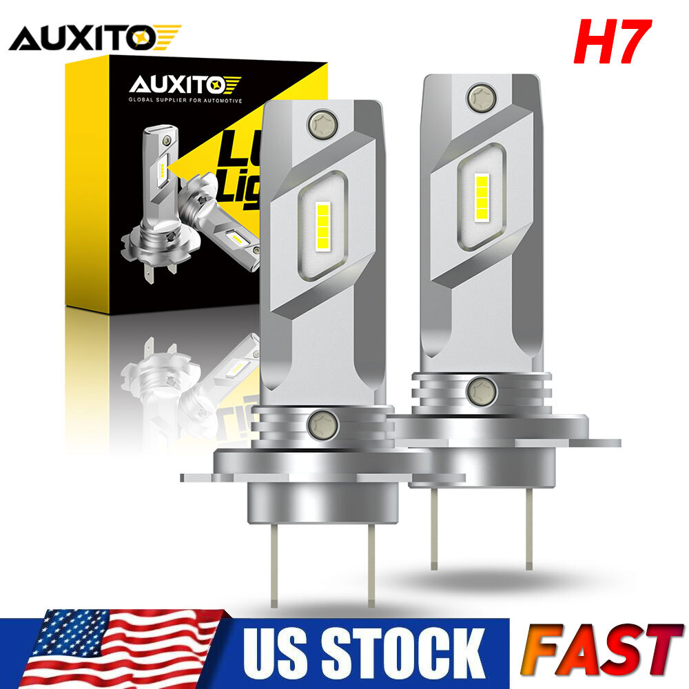 2x H7 LED Headlight Bulb Kit High Low Beam 40000LM Super Bright 6500K White New