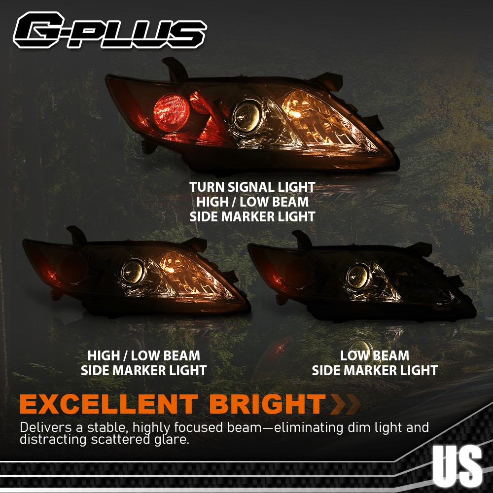 Fit For Toyota Camry 2007 2008 2009 Headlight Right Passenger Side TO2519105