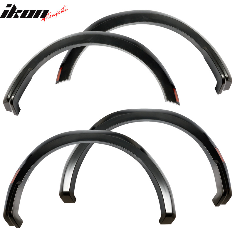 Fits 21-23 Ford F150 R Style Fender Flares 4PC Matte Black – PP