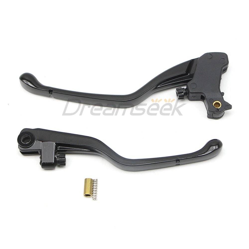 2pcs Handlebar Clutch Lever Brake Lever for BMW F650GS F700GS F800R F800GT Black